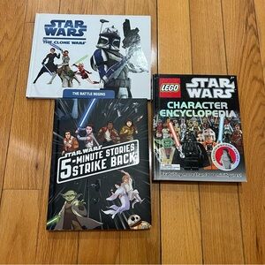 3 Star Wars Books (Hard Back)